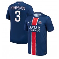 Moški Nogometni dresi Paris Saint-Germain Presnel Kimpembe #3 Domači 2024-25 Kratek Rokav